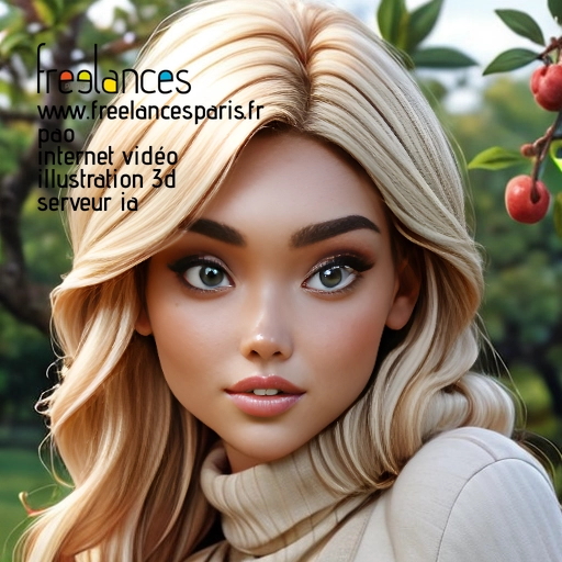Pao mise en page internet vidéo illustration 3d serveur IA générative AI freelance paris studio de création magazines 5UR9UZK1